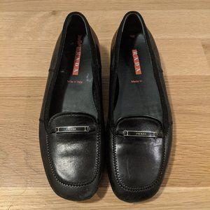 Prada Loafers - Black with rubber sole - Sz 36